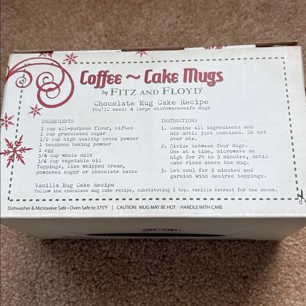 Fitz and Floyd Coffee Cake mugs - Picture 4 of 4